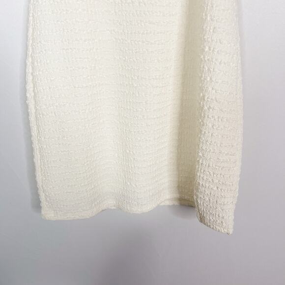 New Le Lis Collection Small S Ivory Smocked Halter Neck Mini Dress Summer Casual - Picture 4 of 12
